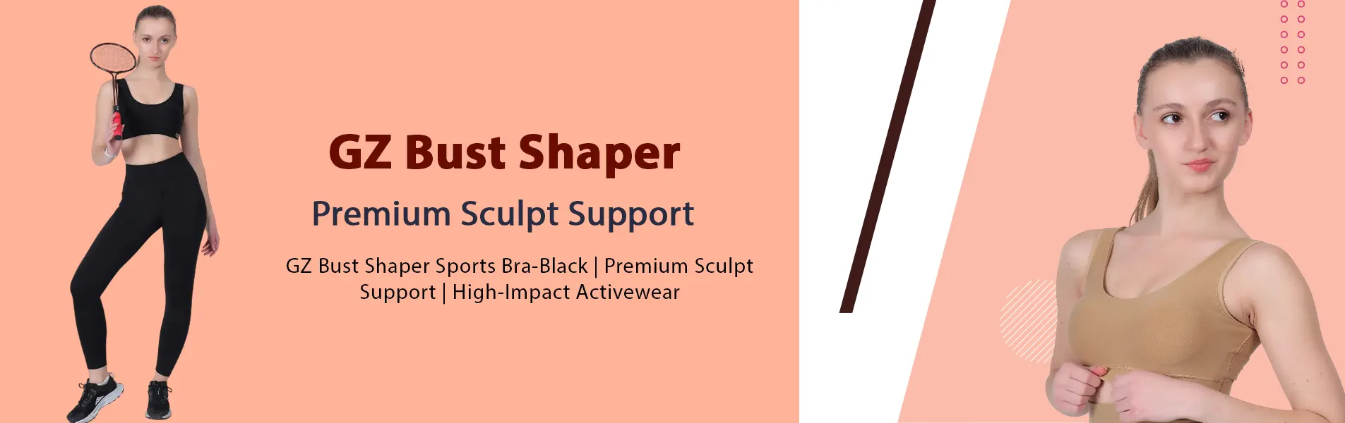 Bracer Bust Shaper Sports Bra